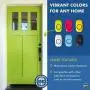 SadoTech White Wireless Doorbell & Chime For Home - Model C - 1 Push-Button Ringer, 1 Sound Receiver - Battery Operated, Waterproof, Long Range, 52 Door Bell Sounds, 4 Volumes SadoTech White Wireless Doorbell & Chime For Home - Model C - 1 Push-Button Ringer, 1 Sound Receiver - Battery Operated, Waterproof, Long Range, 52 Door Bell Sounds, 4 Volumes