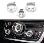 Xotic Tech 3pcs Silver Aluminum Metal Interior AC Climate Control Radio Volume Knob Ring Covers For BMW F20 F21 F22 F30 F31 F80 F32 F33 F36 F82 F83 Xotic Tech 3pcs Silver Aluminum Metal Interior AC Climate Control Radio Volume Knob Ring Covers For BMW F20 F21 F22 F30 F31 F80 F32 F33 F36 F82 F83