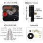 Youngtown 12888 Movement for Clock Repair Replacement 16mm( 41/64 inch) Shaft Length 8mm (5/16 inch) Thread Length.