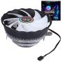 DS 1900RPM CPU Cooler, Aluminum Extrusion Cooling CPU Fan for Intel LGA 1155/1156/775/1366 (Axis Rainbow Auto Change, C Series)