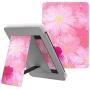 MoKo Case Fits Kindle Paperwhite (10th Generation, 2018 Releases), Lightweight PU Leather Cover Stand Shell with Hand Strap for Amazon Kindle Paperwhite 2018 E-Reader - Coreopsis