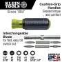 Klein Tools 32500 Multi-Bit Screwdriver/Nut Driver 11-in-1 Multi Tool, 8 Industrial Strength Bits Klein Tools 32500 Multi-Bit Screwdriver/Nut Driver 11-in-1 Multi Tool, 8 Industrial Strength Bits