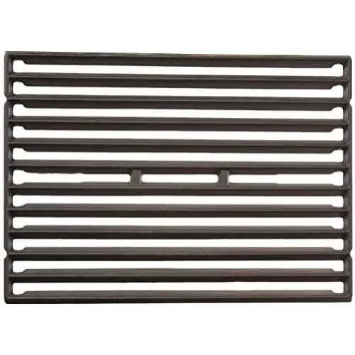 Music City Metals 63262 Matte Cast Iron Cooking Grid Replacement for Select Broil King and Sterling Gas Grill Models, Set of 2