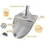 CKG Metal Detecting Sand Scoop 11'' x 8'' Stainless Steel Shovel for Beach Treasure Hunting Designed with 7mm Hexagon Shaped Holes CKG Metal Detecting Sand Scoop 11'' x 8'' Stainless Steel Shovel for Beach Treasure Hunting Designed with 7mm Hexagon Shaped Holes