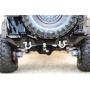 GPM for Traxxas TRX-4 Trail Defender Crawler Upgrade Parts Aluminum Rear Bumper with D-Rings - 1 Set Black