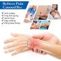 EXski Wrist Brace for Carpal Tunnel, Night Sleep Wrist Support Brace with Removable Metal Splints Left Hand Large