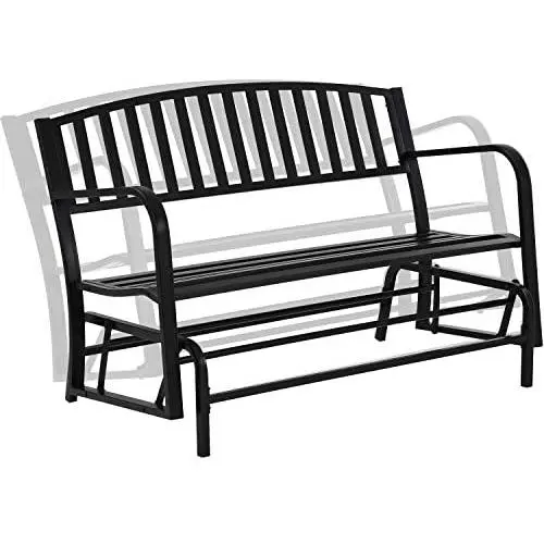Patio Glider Bench Garden Bench for Patio Outdoor Bench Metal Bench Park Bench Cushion for Yard Porch Clearance Work Entryway Patio Glider Bench Garden Bench for Patio Outdoor Bench Metal Bench Park Bench Cushion for Yard Porch Clearance Work Entryway