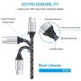 USB C Charger, AndHot Dual Port 2.1A Charger Block Plug with 6ft Type C Fast Charging Cable Compatible with Samsung Galaxy S10 Note 10 A50, LG Stylo 5/4 G8 G7 V50 ThinQ, Moto G8 G7 G6 Z4, OnePlus 7 6T