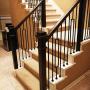 1/2'' Stair Railing Iron Balusters (15-Pack) Plain BAR Stair Parts Modern Hollow (Real Satin Black not Matte) Metal Spindles - 1/2'' x 44'' Tall