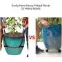 GARTOL Rolling Metal Plant Caddy - 13 Iron Round Plant Stand on Wheels, Garden Flower Pot Planter Mover, Heavy Duty Potted Plant Dolly for Outdoor & Indoor with Locking, Black GARTOL Rolling Metal Plant Caddy - 13 Iron Round Plant Stand on Wheels, Garden Flower Pot Planter Mover, Heavy Duty Potted Plant Dolly for Outdoor & Indoor with Locking, Black