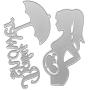 Cutting Dies Metal, Babyshower Party Decoration Embossing Stencils for DIY Scrapbooking Photo Album Decorative DIY Paper Cards Making Gift, Greeting Metallic Die Cut