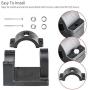ZYL Double-Headed Nibbler Metal Cutter Holder Holder for Double Head Sheet Metal Nibbler Cutter Drill Tool
