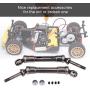 RC Car Drive Shaft, 2 Pcs Metal Rear Drive Shaft for Traxxas Slash 1/10 Short Truck SLA017 SLA018 RC Car Parts
