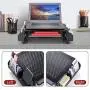 Simple Trending Metal Monitor Riser Stand and Computer Desk Organizer with Drawer, Black Simple Trending Metal Monitor Riser Stand and Computer Desk Organizer with Drawer, Black