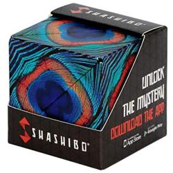 SHASHIBO - The Shape Shifting Box (36 Rare Earth Magnets) - STEM/STEAM Fidget, Geometric 3D Transforming Magnetic Box Magic Cube (Wings)