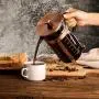 Veken French Press Coffee Maker (34 oz), 304 Stainless Steel Coffee Press with 4 Filter Screens, Durable Easy Clean Heat Resistant Borosilicate Glass - 100% BPA Free, Copper