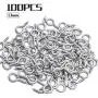 BronaGrand Small Eye Hooks,100pcs 13x7mm Mini Eye Pins Eye Screw Hooks Metal Eyelets Screw Eye Lags for Resin Jewelry Bead Plastic Wood BronaGrand Small Eye Hooks,100pcs 13x7mm Mini Eye Pins Eye Screw Hooks Metal Eyelets Screw Eye Lags for Resin Jewelry Bead Plastic Wood