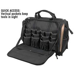 CLC Custom LeatherCraft 1539 Multi-Compartment 50 Pocket Tool Bag