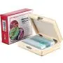 AmScope PS25 Prepared Microscope Slide Set for Basic Biological Science Education, 25 Slides, Includes Fitted Wooden Case Brown