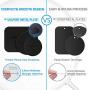 VOLPORT Mount Metal Plate, 6 Pack Metallic Plates with Adhesive Replacement for Car Magnetic Phone Mount Cradle-Less Holder Magnet Mount Phone Case Disc Sticker -2 Rectangle & 4 Round Black iPhone 12