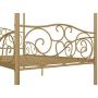 DHP Metal Canopy Bed with Sturdy Bed Frame - Twin Size (Gold)