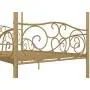 DHP Metal Canopy Bed with Sturdy Bed Frame - Twin Size (Gold) DHP Metal Canopy Bed with Sturdy Bed Frame - Twin Size (Gold)