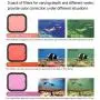 SOONSUN 3 Pack Dive Filter for GoPro Hero 5 6 7 Black Super Suit Dive Housing - Red,Light Red and Magenta Filter - Enhances Colors for Various Underwater Video and Photography Conditions