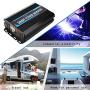 Power Inverter Car Inverter, 6000W 12V to 220V Pure Sine Wave Power Voltage Inverter Transformer Auto Accessory