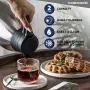 Cresimo 68 Oz Stainless Steel Thermal Coffee Carafe / Double Walled Vacuum Flask / 12 Hour Heat Retention / 2 Liter Tea, Water, and Coffee Dispenser Cresimo 68 Oz Stainless Steel Thermal Coffee Carafe / Double Walled Vacuum Flask / 12 Hour Heat Retention / 2 Liter Tea, Water, and Coffee Dispenser