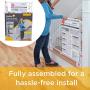 Safety 1st Ready to Install Baby Gate (White)