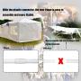 Heavy Duty Canopy Event Tent-10x30 Outdoor White Gazebo Party Wedding Tent, Sturdy Steel Frame Shelter w/5 Removable Sidewalls Waterproof Sun Snow R Heavy Duty Canopy Event Tent-10x30 Outdoor White Gazebo Party Wedding Tent, Sturdy Steel Frame Shelter w/5 Removable Sidewalls Waterproof Sun Snow R