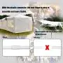 Heavy Duty Canopy Event Tent-10x30 Outdoor White Gazebo Party Wedding Tent, Sturdy Steel Frame Shelter w/5 Removable Sidewalls Waterproof Sun Snow R Heavy Duty Canopy Event Tent-10x30 Outdoor White Gazebo Party Wedding Tent, Sturdy Steel Frame Shelter w/5 Removable Sidewalls Waterproof Sun Snow R