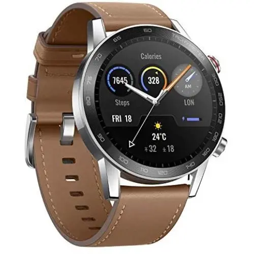 Honor MagicWatch 2 Smart Watch, 1.39'' AMOLED 5ATM Waterproof 14 Days Standby Smart Bracelet with GPS Bluetooth 46mm Fitness Tracker Activity Tracker (Brown, 46mm) Honor MagicWatch 2 Smart Watch, 1.39'' AMOLED 5ATM Waterproof 14 Days Standby Smart Bracelet with GPS Bluetooth 46mm Fitness Tracker Activity Tracker (Brown, 46mm)