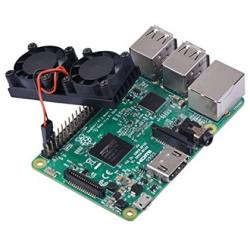 Reroflag Nespi Ultimate Cooling Fan Kit Dual Fans + Heatsinks For Raspberry Pi 3/2/B+