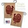 Angeleno Heritage GS137118-P3 A Part from Turkey Fall Thanksgiving Impressions Decorative Vertical 13'' x 18.5'' Garden Flag Set Metal Pole Hardware Angeleno Heritage GS137118-P3 A Part from Turkey Fall Thanksgiving Impressions Decorative Vertical 13'' x 18.5'' Garden Flag Set Metal Pole Hardware