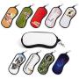 RYTOO Sublimation Blank Glasses Case - Neoprene Sunglasses Eyeglass Shades Soft Pouch with Metal Clip DIY Bulk Personalize Customize for Transfer Heat Press Printing Crafts 7 x 3.4 inches (White, 10)