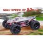 1:10 Scale Remote Control Car Truck, 80+ KM/H High Speed RTR RC Truck, 2.4GHZ Radio Controlled Electric RC Car, 4WD 4x4 Off Road Monster Truck for Adults, IPX7 Waterproof Racing Vehicle Truck