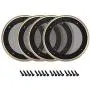 uxcell 4pcs 4'' Speaker Grill Mesh Decorative Circle Woofer Guard Protector Cover Audio Parts uxcell 4pcs 4'' Speaker Grill Mesh Decorative Circle Woofer Guard Protector Cover Audio Parts