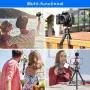 ULANZI Camera Tripod, Mini Flexible Tripod Stand with Hidden Phone Holder w Cold Shoe Mount, 1/4 Screw for Magic Arm, Universal for iPhone 11 Pro Max XS Max X 8 7 Samsung Canon Nikon Sony Cameras ULANZI Camera Tripod, Mini Flexible Tripod Stand with Hidden Phone Holder w Cold Shoe Mount, 1/4 Screw for Magic Arm, Universal for iPhone 11 Pro Max XS Max X 8 7 Samsung Canon Nikon Sony Cameras