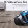 Eureka WhirlWind Bagless Canister Vacuum Cleaner, Lightweight Vac for Carpets and Hard Floors, Blue Eureka WhirlWind Bagless Canister Vacuum Cleaner, Lightweight Vac for Carpets and Hard Floors, Blue