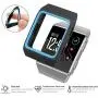 SKYLET Compatible with Fitbit Ionic Bands for Men with Case, Soft Replacement Sport Wristband Compatible with Fitbit Ionic Smart Watch with Metal Clasp Men Women Black (No Tracker)