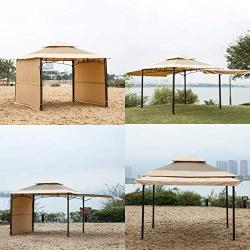 Sunnyglade 10.8 x 10.8 Gazebo Tent with 2 Removable Side Walls for Your Yard, Outdoor, Garden, Patio or Party