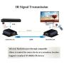 HDMI Extender with Loop-Out Local Display, 1080P Transmission up to 196ft/60m Over Single Cat6/6a/7/8 Ethernet Cable with IR Blaster and Receiver Cables (LKV372pro)