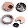 Bestgle 4 Pack Desk Grommet Kit Zinc Alloy Computer Desktop Grommets Wire Organizers Table Cable Cord Round Hole Cover for Home and Office, Fits 2-Inch Hole (Red Bronze) Bestgle 4 Pack Desk Grommet Kit Zinc Alloy Computer Desktop Grommets Wire Organizers Table Cable Cord Round Hole Cover for Home and Office, Fits 2-Inch Hole (Red Bronze)