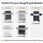 Replacement Parts for Nexgrill 720-0882A 720-0896 720-0925 Grills, 5 Pack Stainless Steel Burner Tubes, Heat Plate Shields Flame Tamers Replacement for Nexgrill 720-0896B, 720-0896C Gas Grills