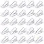 JSP Manufacturing V2-Mini Roof Guard Snow Guard Prevent Sliding Ice Snow Stop Buildup Plastic Multipack-Multicolor (100, Clear)