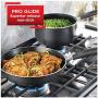 T-fal Signature Nonstick Dishwasher Safe Cookware Set, 12-Piece, Black