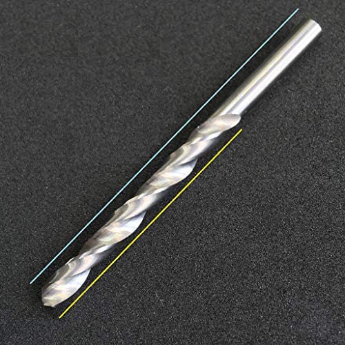 2/pack Solid Carbide Drill Bit 3/32 inch for Hardened Steel Hard ness HRa 91.3 AEROSPACE STANDARD K20 Tungsten Carbide Jobber Length Twist Drill for Metal 118 degree Four Facet Point Angle Fractional Size