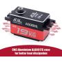 AGFrc 19KG Low-Profile High-Torque Programmable-Digital-Servo - Full Metal Gear CNC Case Brushless Servo for 1/10 RC Models, Control Angle 180° (A50BHL&AGF-SPV2)