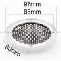 Magic Source 2Pcs 3.5'' Speaker Grills Protective Cover Aluminium Alloy Frame with Honeycomb Type Electroplated Metal Mesh Cover for Car or Home Audio Midrange Loudspeaker Silver Speaker Grill Mesh Magic Source 2Pcs 3.5'' Speaker Grills Protective Cover Aluminium Alloy Frame with Honeycomb Type Electroplated Metal Mesh Cover for Car or Home Audio Midrange Loudspeaker Silver Speaker Grill Mesh